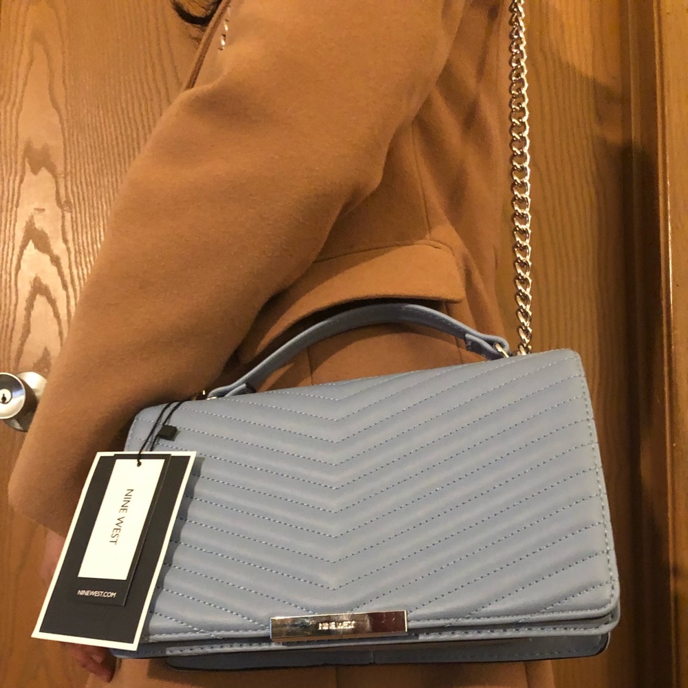 ❌SOLD❌Baby blue convertable chain shoulder bag